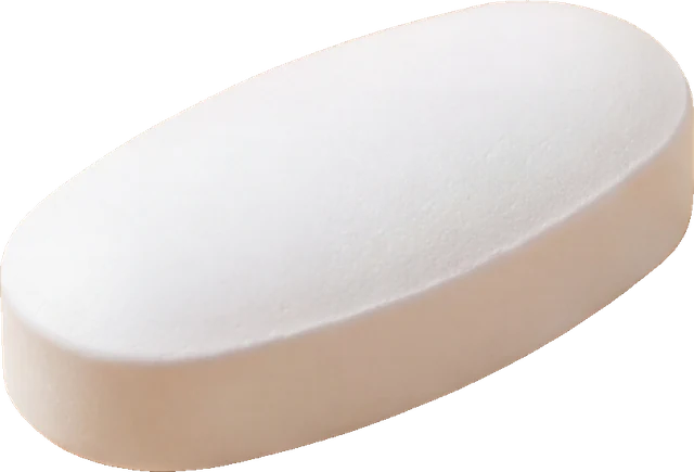 A large white tablet