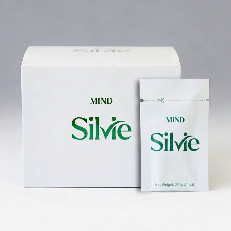Silvie Mind daily sachet for brain health, focus and sleep after 55