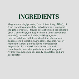 Detailed ingredients of Silvie Mind