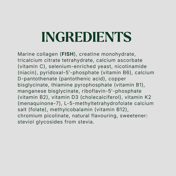 Full list of ingredients inside Silvie Body